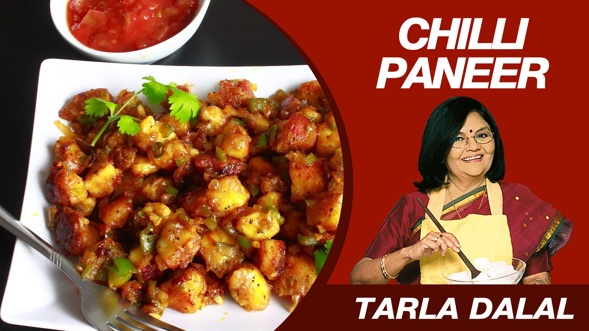 Chilli Paneer Dry Starter Recipe by MasterChef Tarla Dalal - Viva Recipes