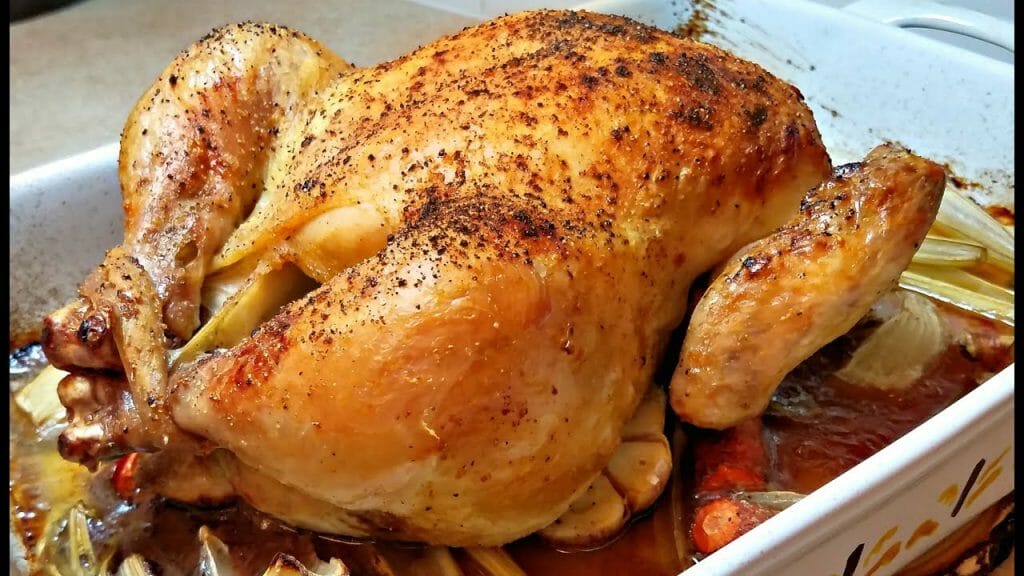 How to Cook Roast Chicken | Baked Chicken Recipe | Oven Roasted Chicken ...