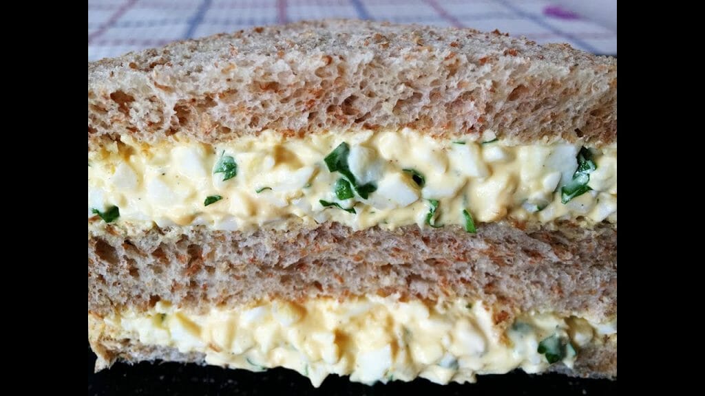 Egg Mayonnaise Sandwich Recipe / Breakfast Recipes - Viva Recipes