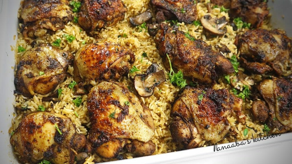 The ultimate Oven Baked Chicken and Rice | Baked chicken recipe - Viva