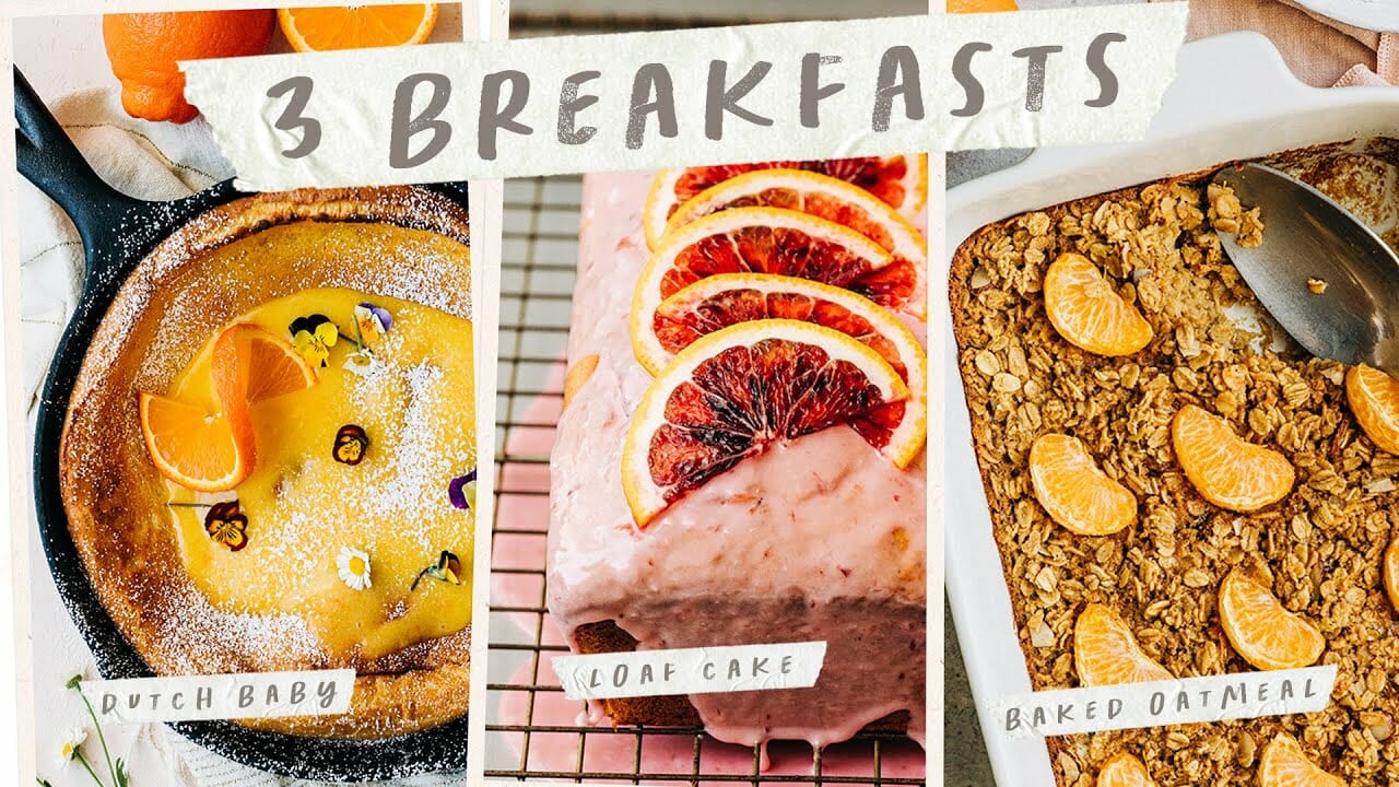3 Easy BREAKFAST IDEAS - Simple Breakfast Recipes - Viva Recipes