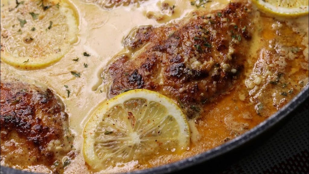 Creamy Lemon Chicken Recipe! - Viva Recipes