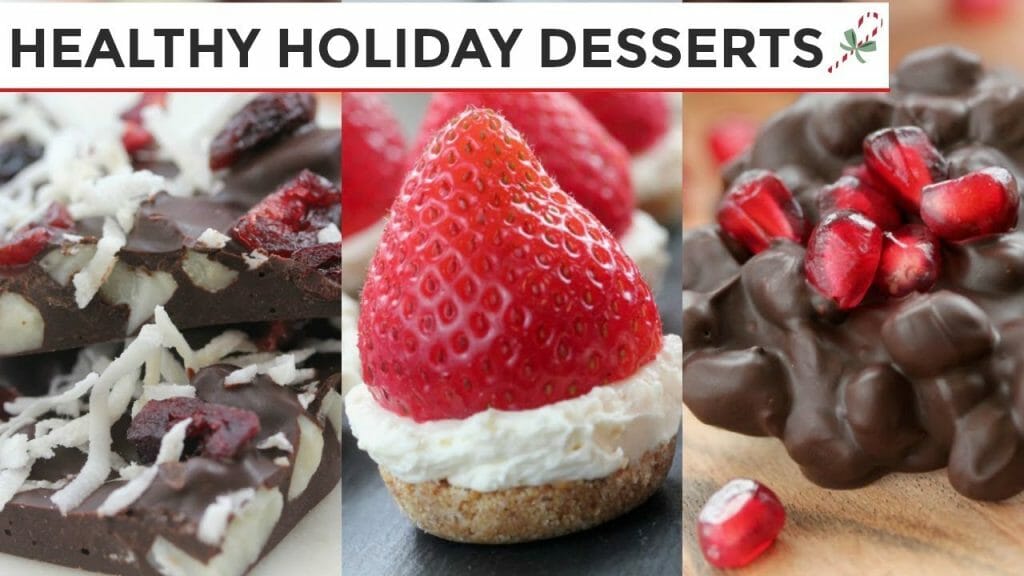 3 Healthy Holiday Desserts | Easy No-Bake Dessert Recipes - Viva Recipes