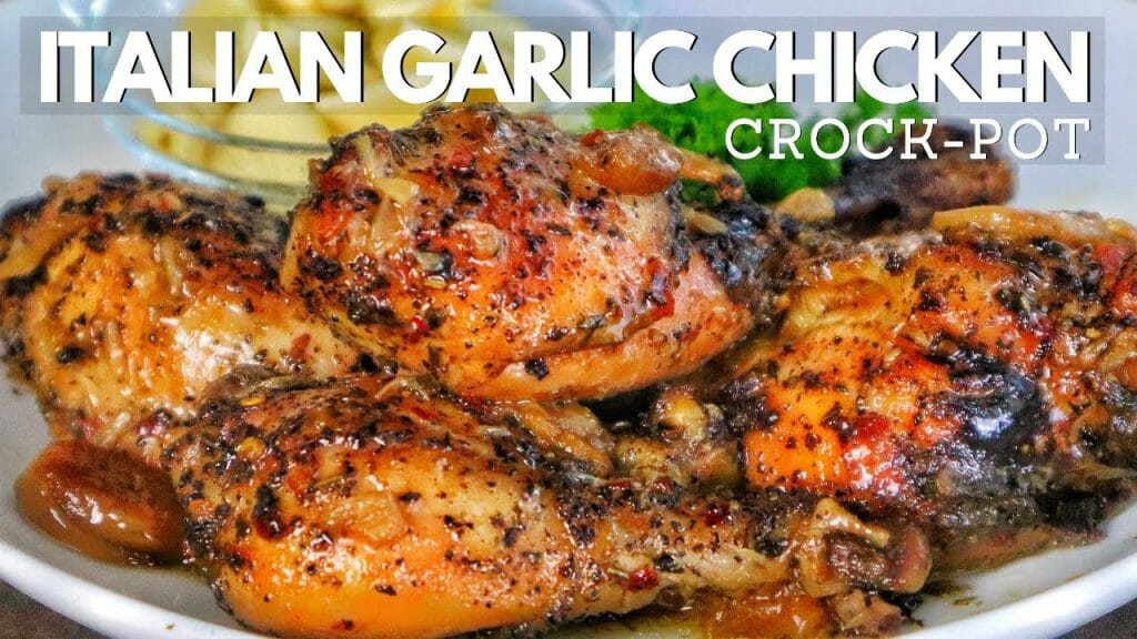 Italian Garlic Chicken Recipe In Crock Pot - Viva Recipes