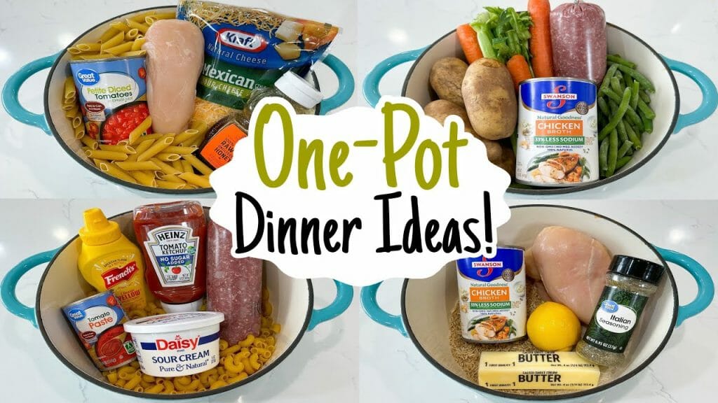 5 One-Pot Meals | Deliciously SIMPLE Dinner Recipes | Weeknight Meals