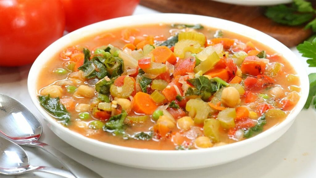 Hearty Vegetable Soup | Healthy + Nutritious + Easy Recipe - Viva Recipes