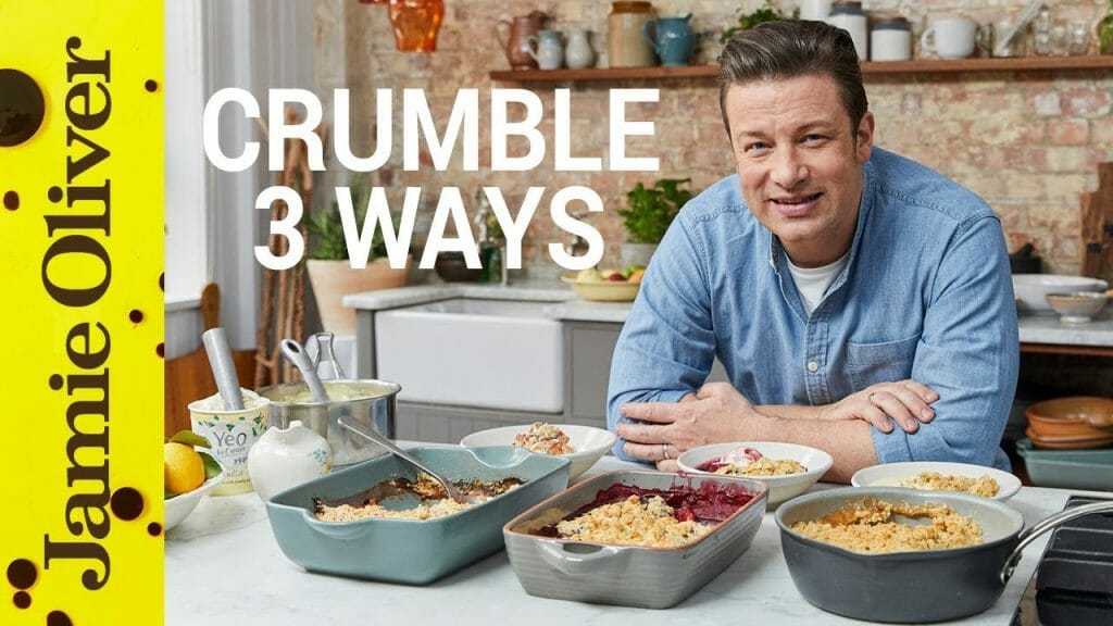 How to Make Fruit Crumble | Three Ways | Jamie Oliver - Viva Recipes