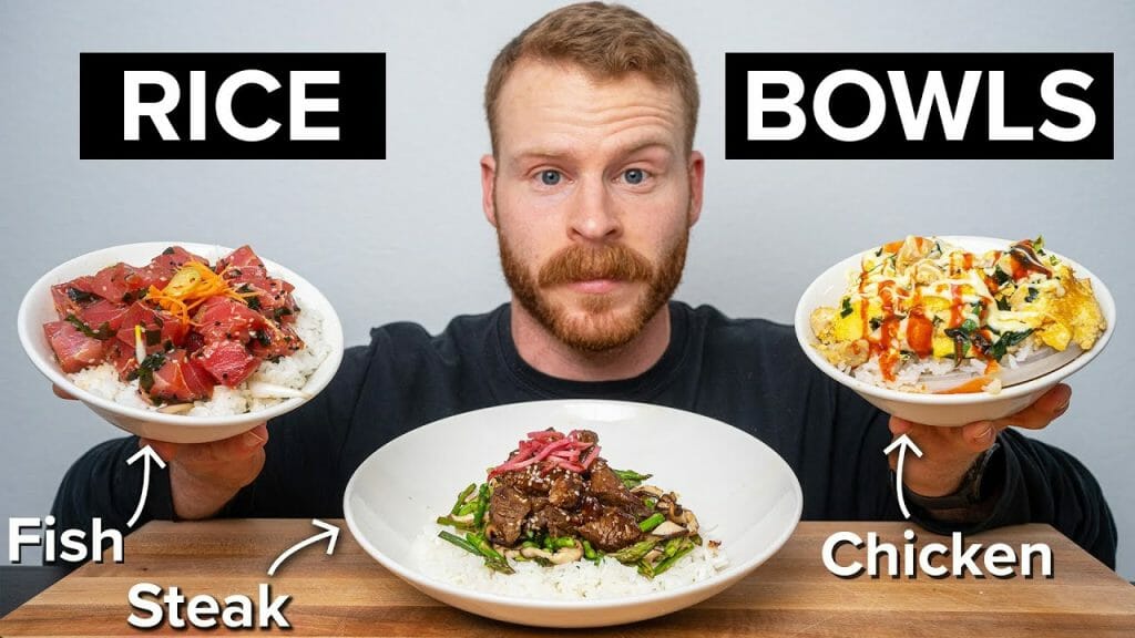 3 Healthy Weeknight Rice Bowls when you don't know what to do with Leftover Rice Viva Recipes