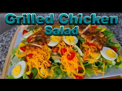 Delicious Grilled Chicken Salad Recipe - Viva Recipes