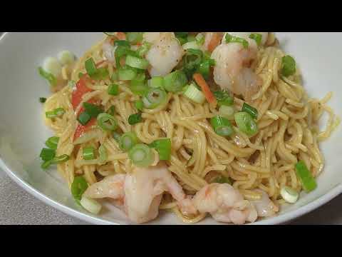 Easy shrimps Noodles || Noodle recipe || Chaw main recipe - Viva Recipes